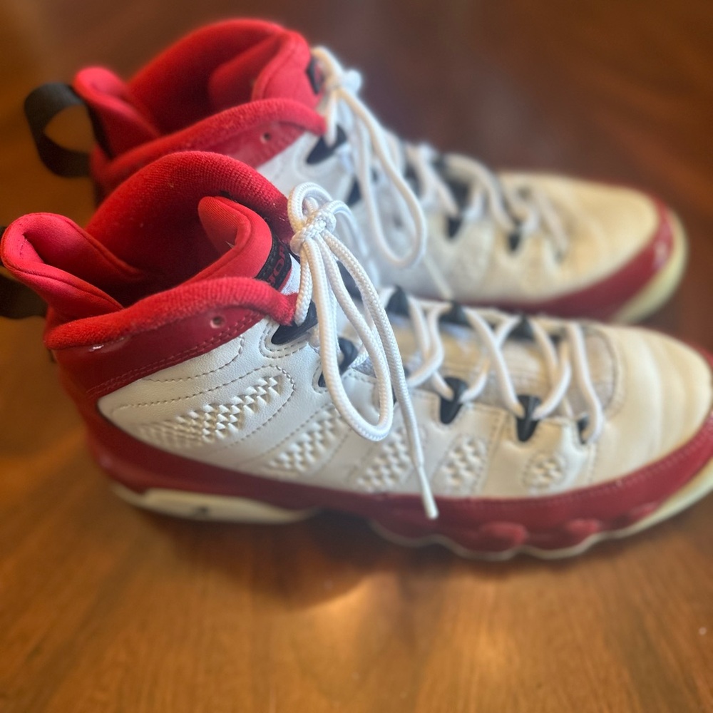Air Jordan 9 Retro Gym Red' High Top Pre-Owned Size 6.5Y 8 Women’s - Picture 4 of 7